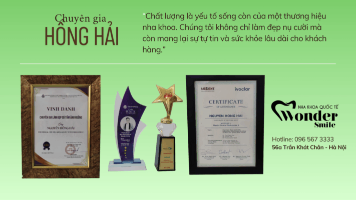 Chuyên gia Nguyễn Hồng Hải đã nhận được nhiều giải thưởng uy tín trong ngành làm đẹp